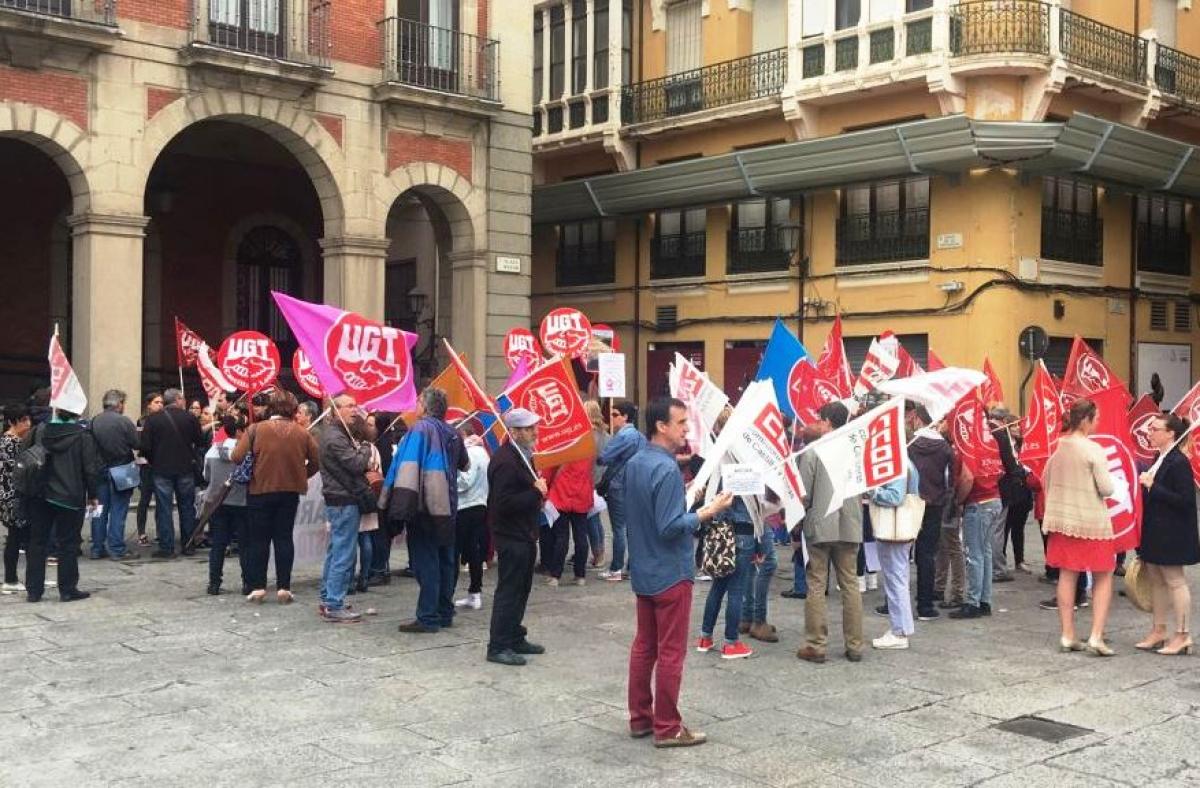 Protesta Ayuda a domicilio en Zamora.