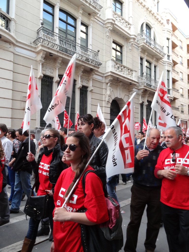 Una multitudinaria manifestacin recorri el centro de Zamora