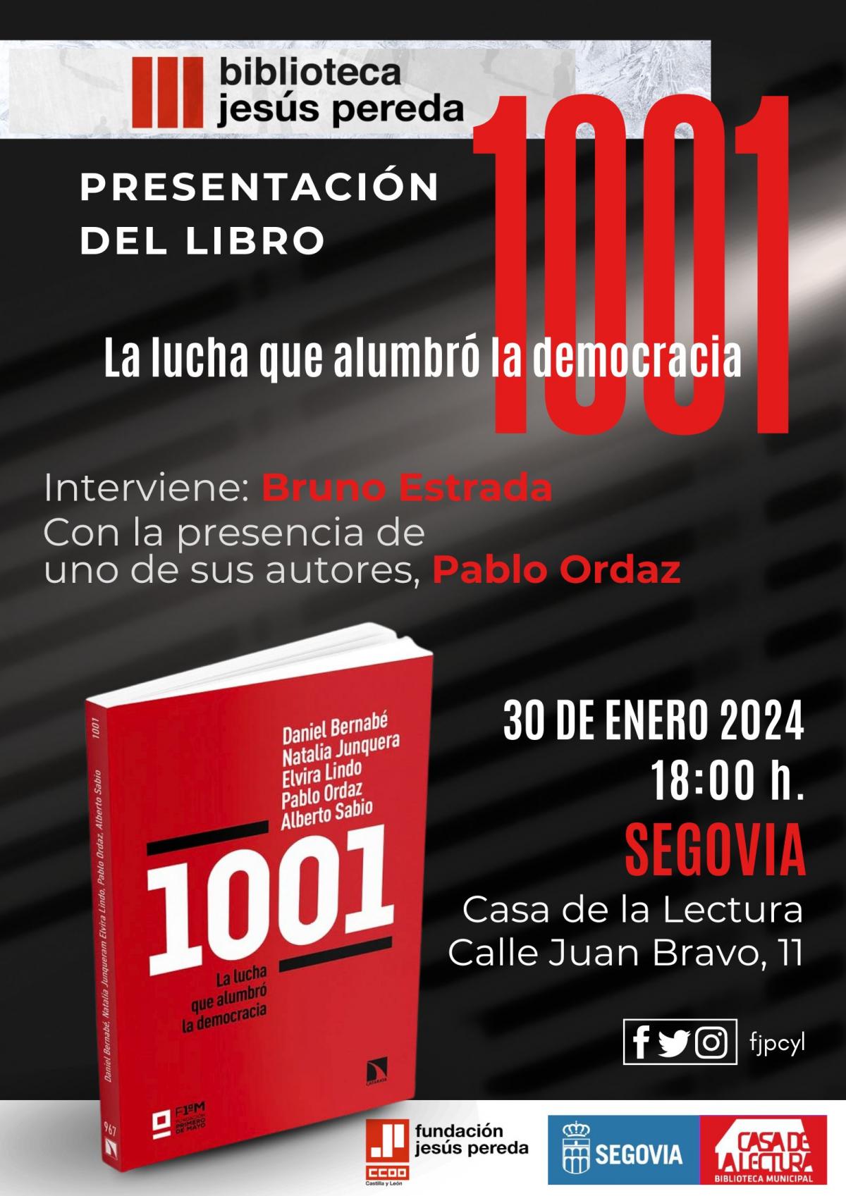 Presentacin Libro 1001. Segovia
