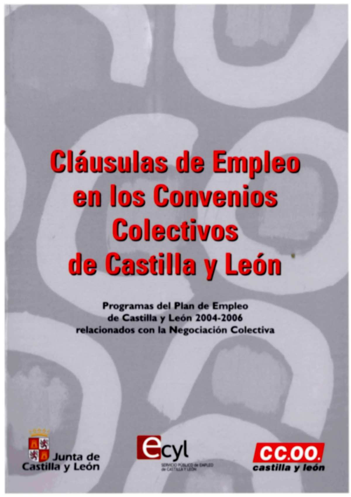 Esta Publicacin analiza las clausulas de empleo en los Convenios Colectivos de Castilla y Len, con el fin de identificar y valorar los aspectos relativos a la mejora de las condiciones de la contrat