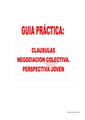 Guia Prctica: Clausulas Negociacin Colectiva. Perspectiva Joven